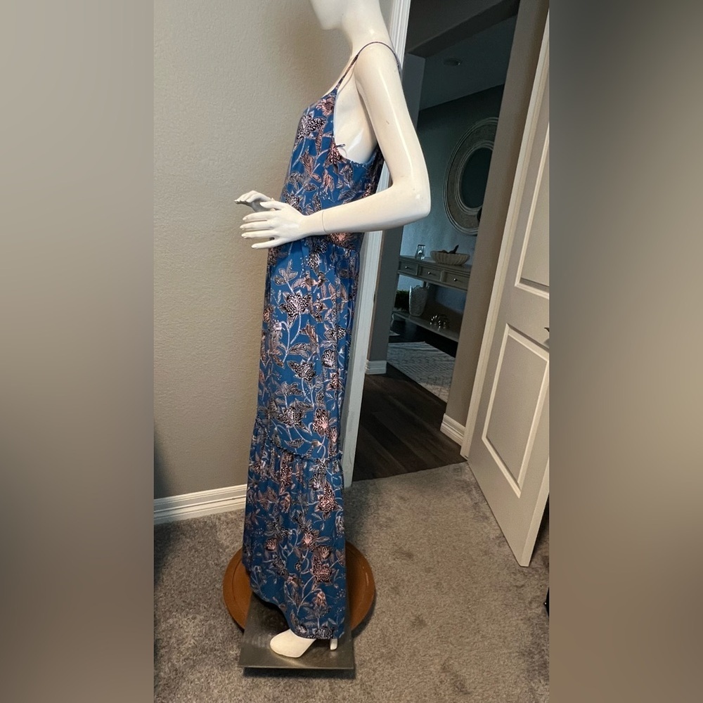 WISP Maxi Dress Floral Blue, White, Pink, Black  Dress size 14 - Picture 2 of 11